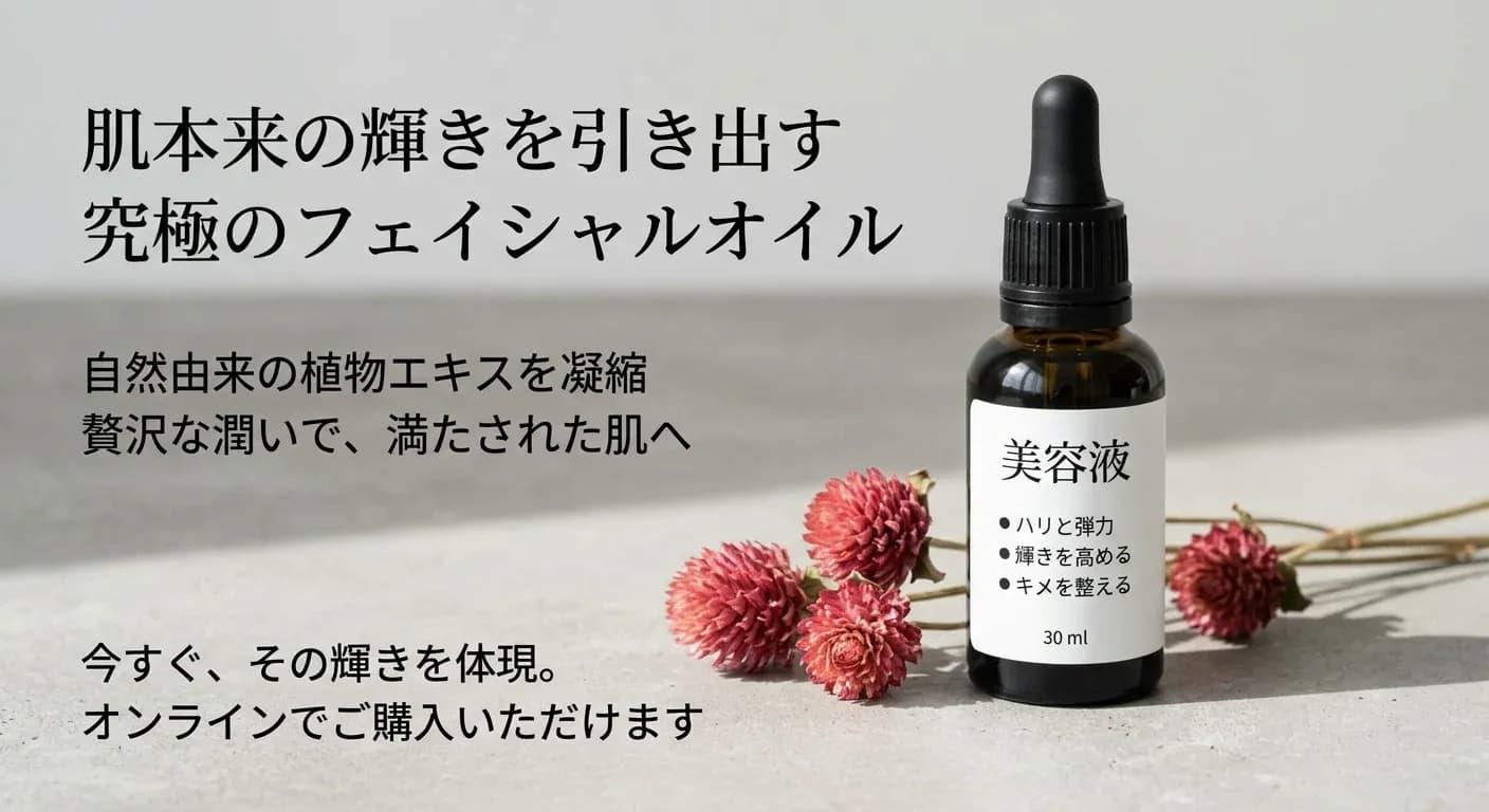 Localized Japanese skincare product advertisement generated with Nano Banana 2, demonstrating AI-powered multilingual text rendering and realistic product photography.