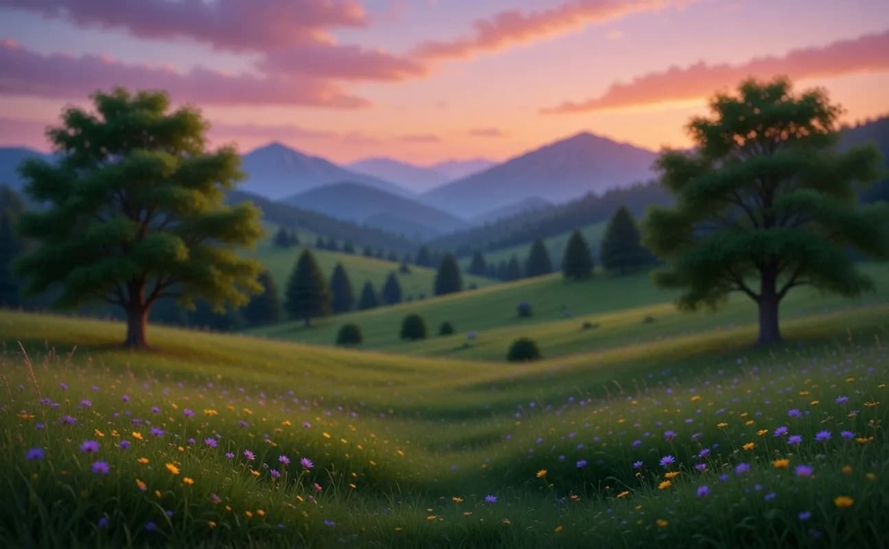 Landscapes with movie-like atmosphere