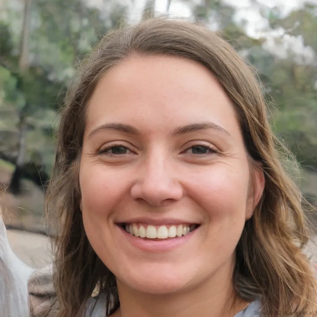 Original portrait of a smiling woman suitable for transforming into GTA-inspired AI artwork.